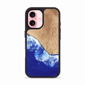 Iphone 16 Wood Phone Case - Kyson (Coastal, 775708) Edge to Edge Protection