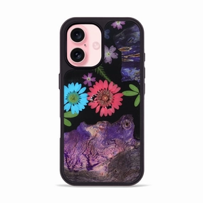 Anti Static Film Scratch Protection Iphone 16 Wood Phone Case - Leandro (Bloom, 781640)