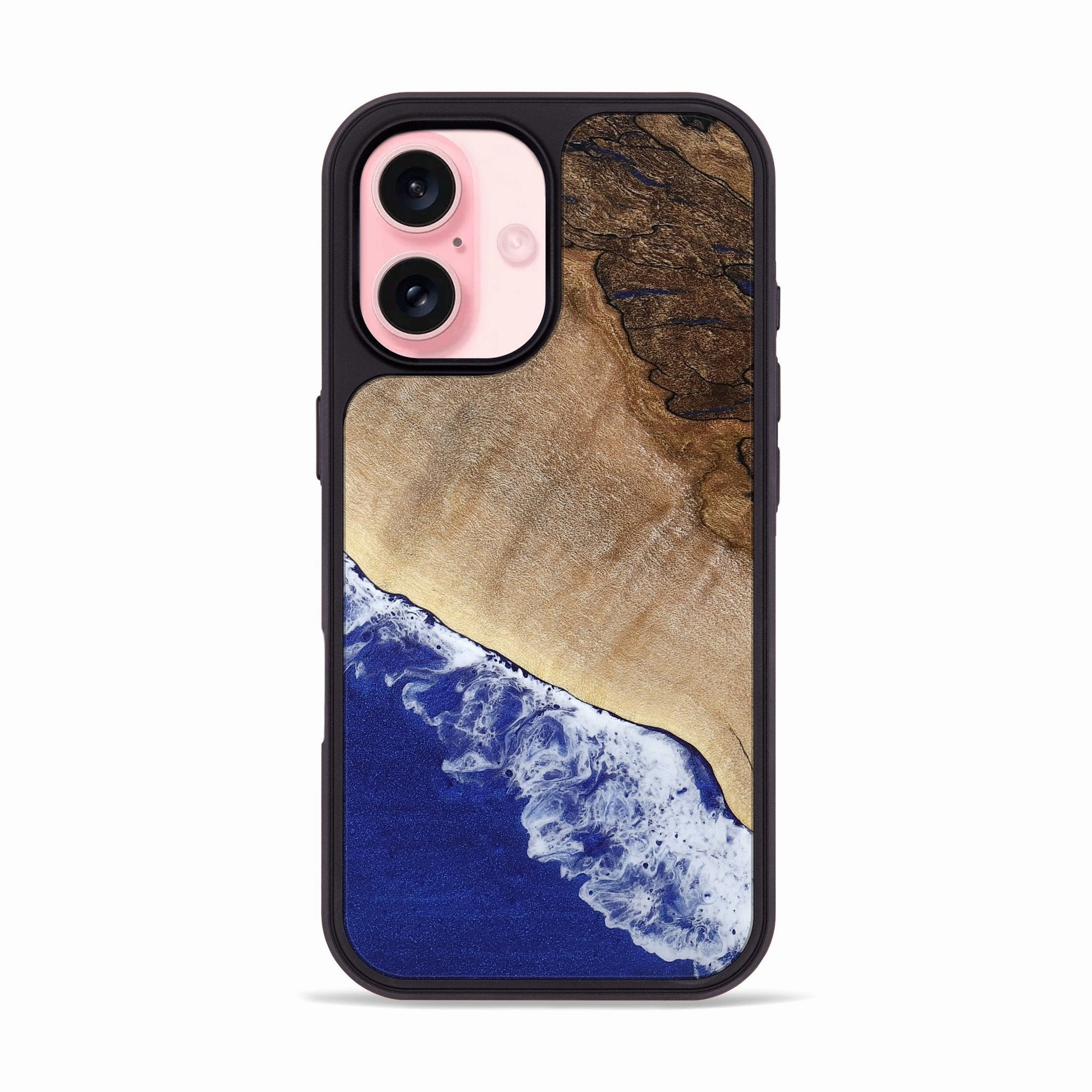 Scratch Resistant Glass Iphone 16 Wood Phone Case - Leia (Coastal, 781410)