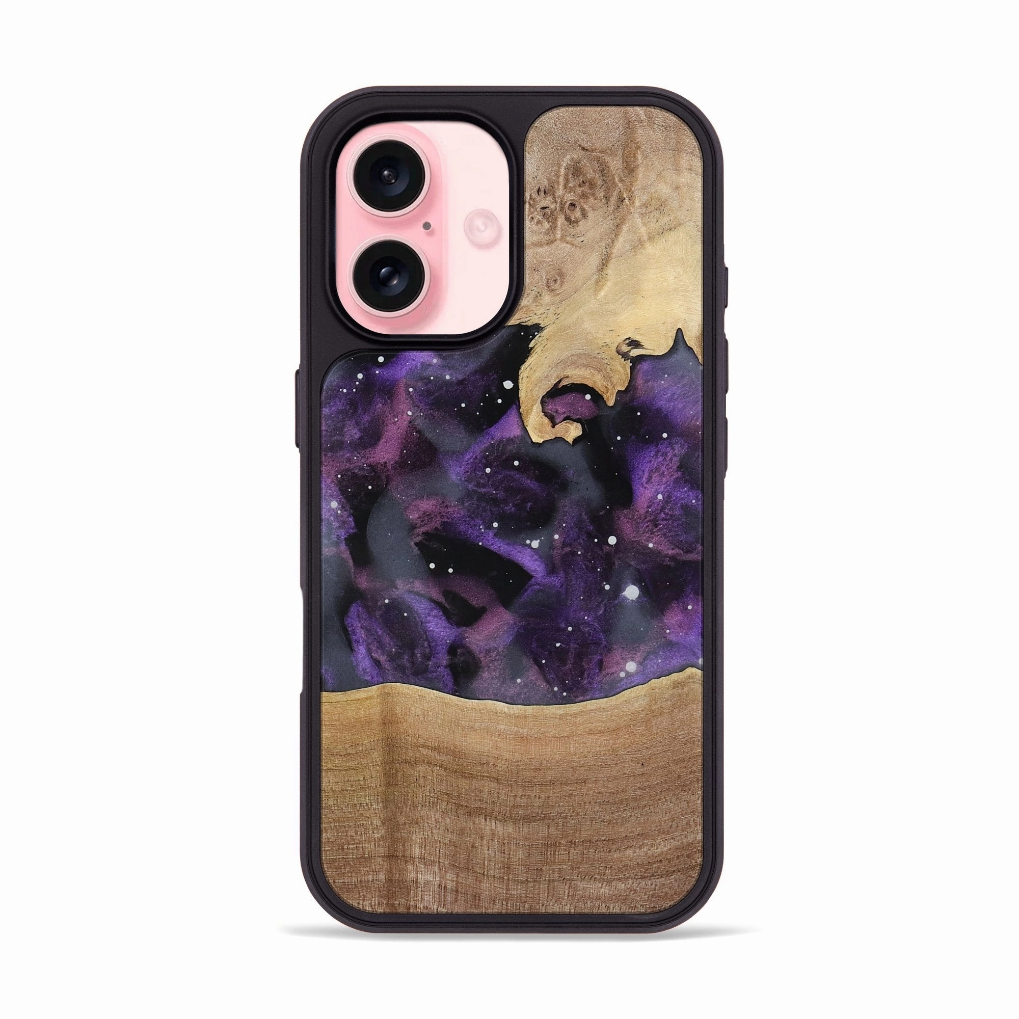 Iphone 16 Wood Phone Case - Lisette (Cosmos, 777225) Fingerprint Resistant