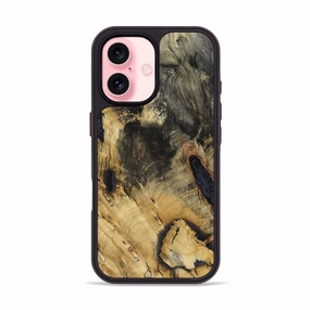 Anti Static Bubble Free Installation Iphone 16 Wood Phone Case - Lolita (Wood Burl, 781324)