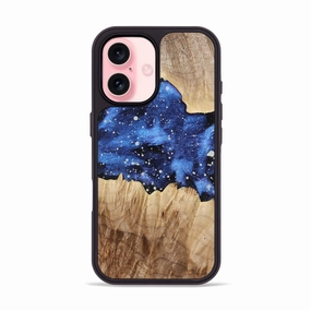 Iphone 16 Wood Phone Case - Lonie (Cosmos, 775461) Anti Scratch Shield Shock Guard