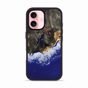 Iphone 16 Wood Phone Case - Louisa (Coastal, 780306) Grip Friendly Shock Absorption