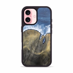 Anti Oil Film Iphone 16 Wood Phone Case - Maeve (Coastal, 781830)