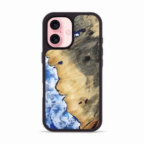 Anti Finger Mark Iphone 16 Wood Phone Case - Mandy (Coastal, 773552)
