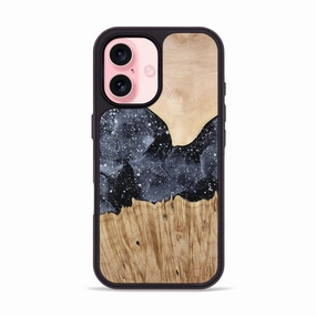 Anti Scratch Coating Iphone 16 Wood Phone Case - Marin (Cosmos, 775439)