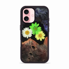 Iphone 16 Wood Phone Case - Mariyah (Bloom, 781373) Anti Finger Stain