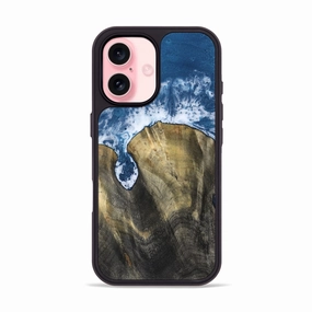 Iphone 16 Wood Phone Case - Marylyn (Coastal, 781819) Water Resistant Anti Yellowing Film