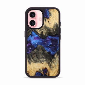 Anti Spy Film Self Healing Iphone 16 Wood Phone Case - Naima (Cosmos, 781891)