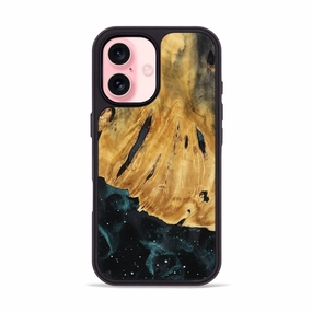 Fingerprint Free Iphone 16 Wood Phone Case - Neil (Cosmos, 780575)