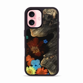 Anti Reflection Iphone 16 Wood Phone Case - Niko (Bloom, 781645)
