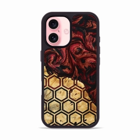 Iphone 16 Wood Phone Case - Noemi (Pattern, 775915) Anti Fingerprint Screen Anti Fingerprint Shield