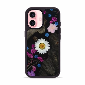 Iphone 16 Wood Phone Case - Omari (Bloom, 781353) Anti Finger Oil Anti Dust Film