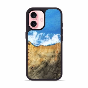 Iphone 16 Wood Phone Case - Phillip (Coastal, 778043) Smooth Surface Ultra Thin
