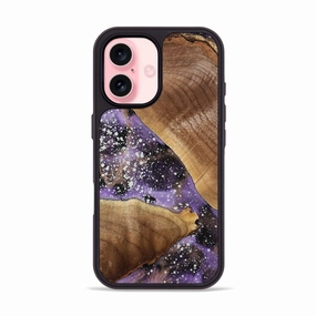 Iphone 16 Wood Phone Case - Reggie (Cosmos, 779692) Screen Guard Anti Glare