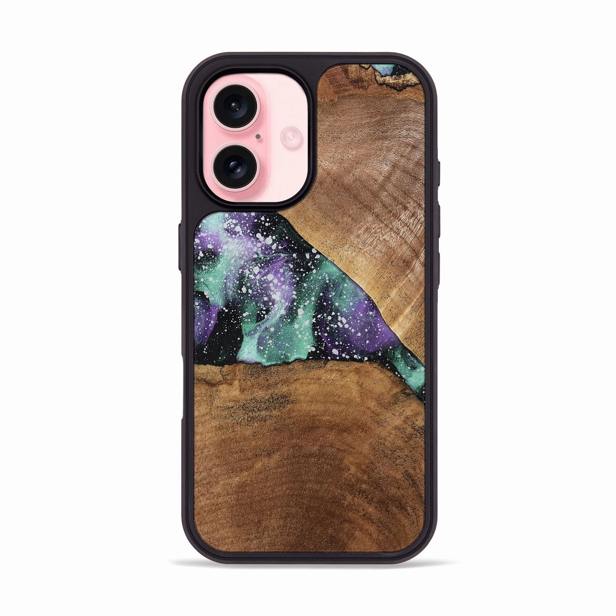 Iphone 16 Wood Phone Case - Ronald (Cosmos, 779381) Anti Dust Film Protective Screen