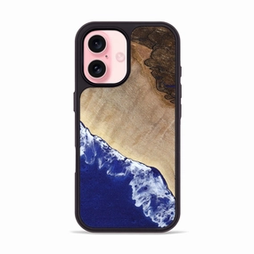 Iphone 16 Wood Phone Case - Sadye (Geode, 781163) Smooth Surface