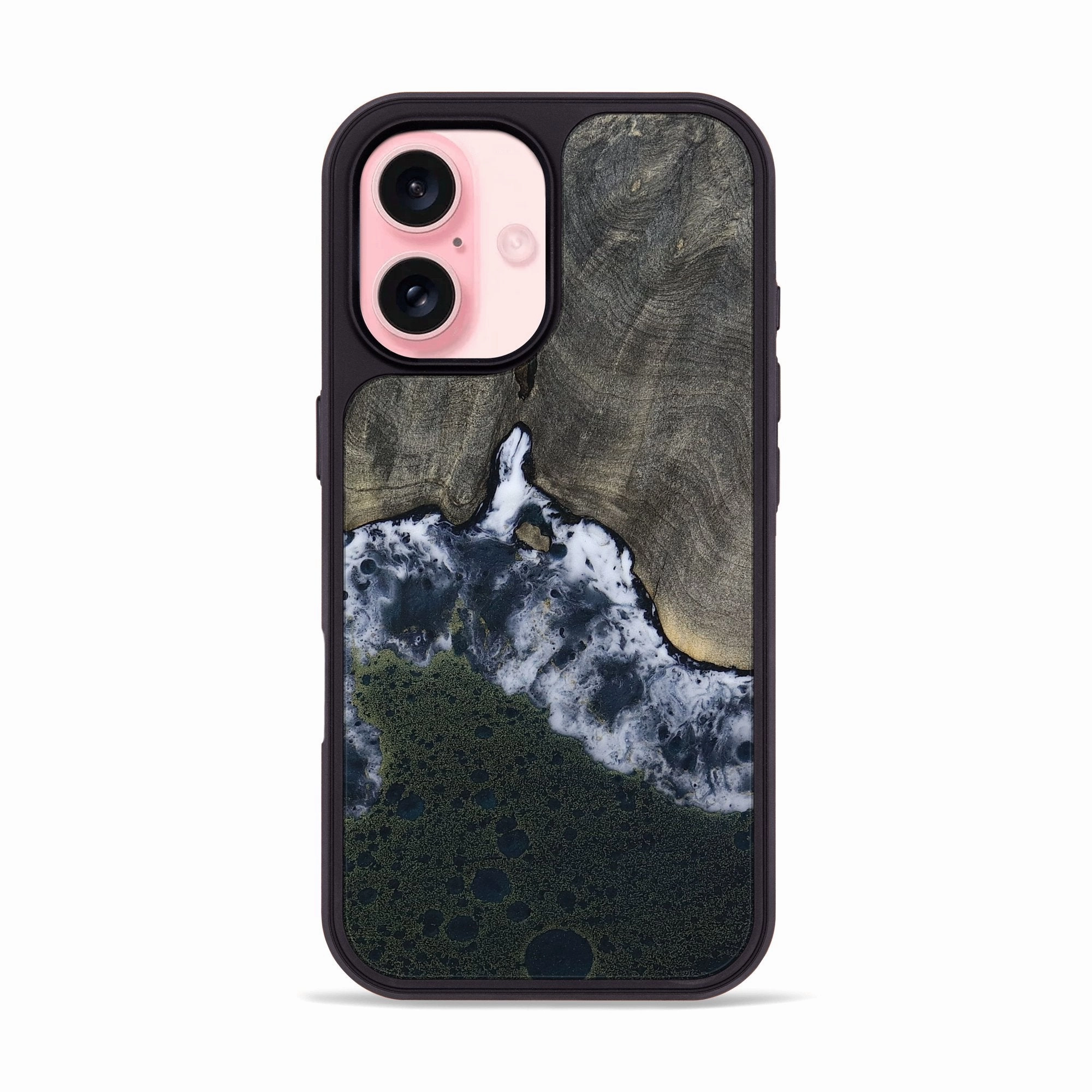 Iphone 16 Wood Phone Case - Savion (Coastal, 781823) Scratch Resistant Coating
