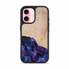 Anti Finger Stain Anti Fog Iphone 16 Wood Phone Case - Scout (Cosmos, 778917)