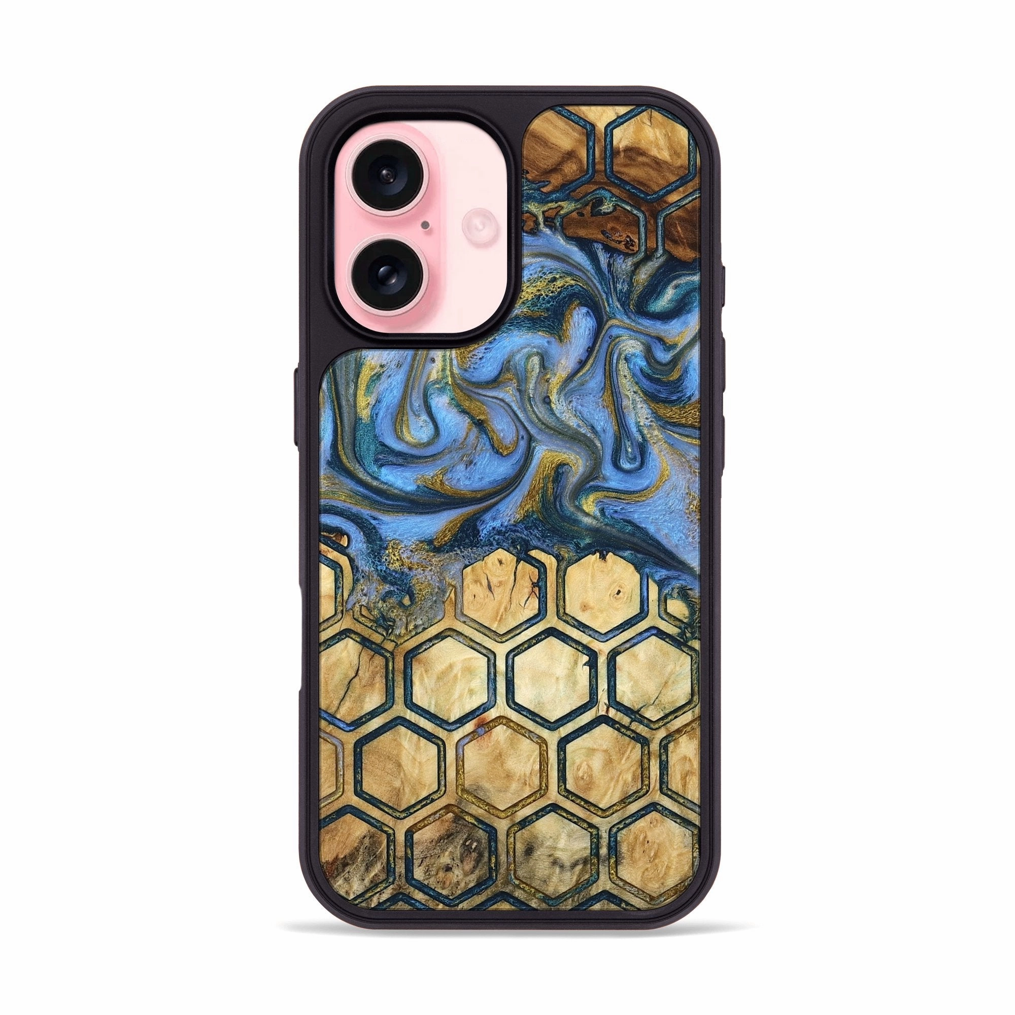 Iphone 16 Wood Phone Case - Shari (Pattern, 781000) Anti Static