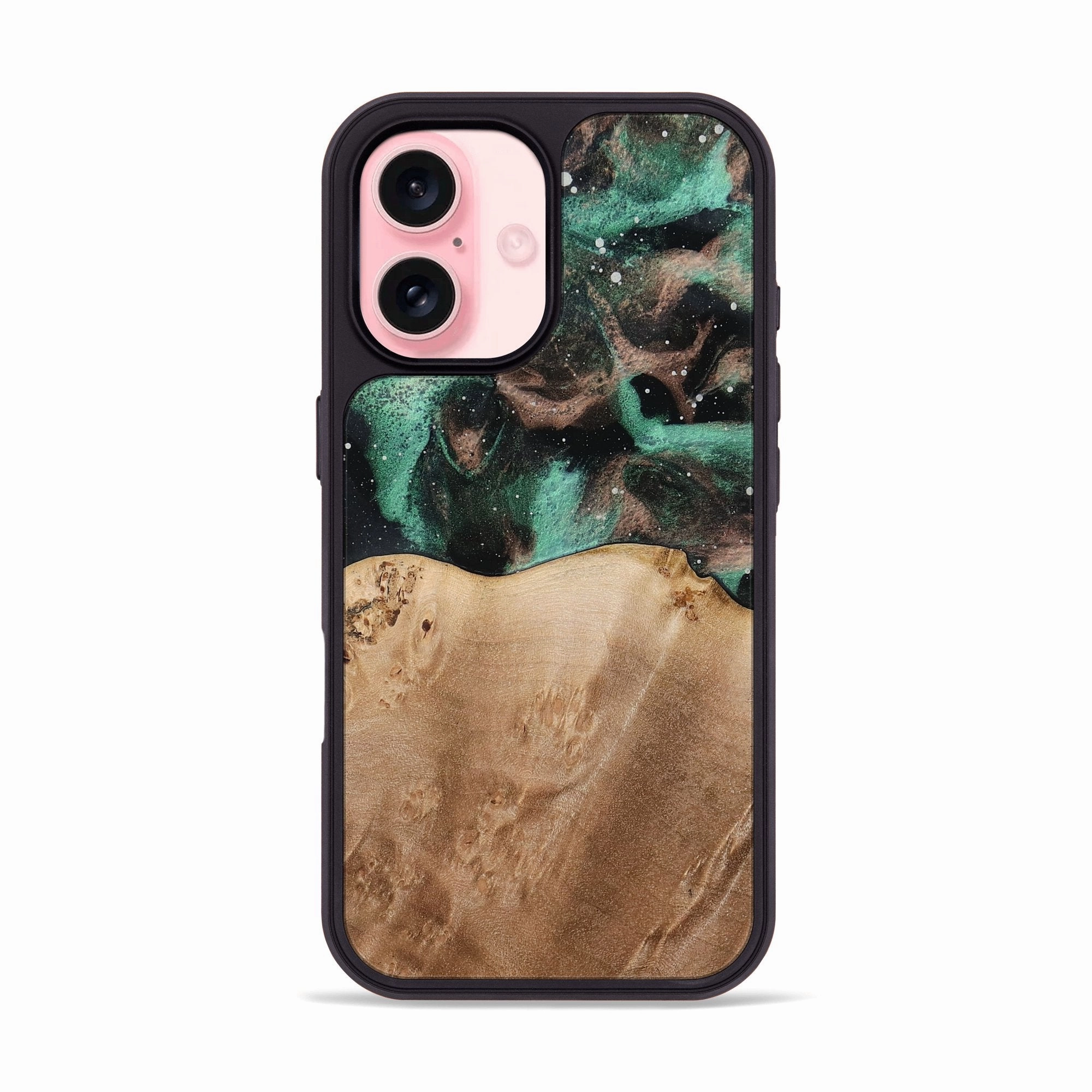 Iphone 16 Wood Phone Case - Sherri (Cosmos, 772485) Tempered Glass Shock Absorbing