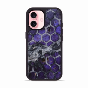 Iphone 16 Wood Phone Case - Shianne (Pattern, 781754) Grip Friendly