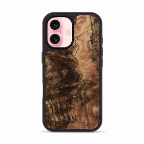 Iphone 16 Wood Phone Case - Stefan (Wood Burl, 781874) Ultra Slim Protector