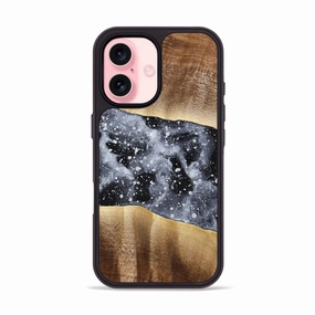 Iphone 16 Wood Phone Case - Susie (Cosmos, 776112) HD Clarity Anti Dust