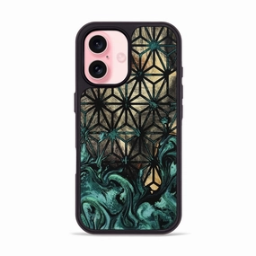 Anti Static Film Iphone 16 Wood Phone Case - Tasia (Pattern, 781731)