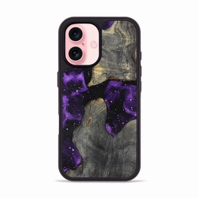 Iphone 16 Wood Phone Case - Tiera (Cosmos, 781982) Protective Screen