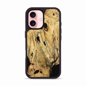 Anti Spy Iphone 16 Wood Phone Case - Tiffani (Wood Burl, 779819)