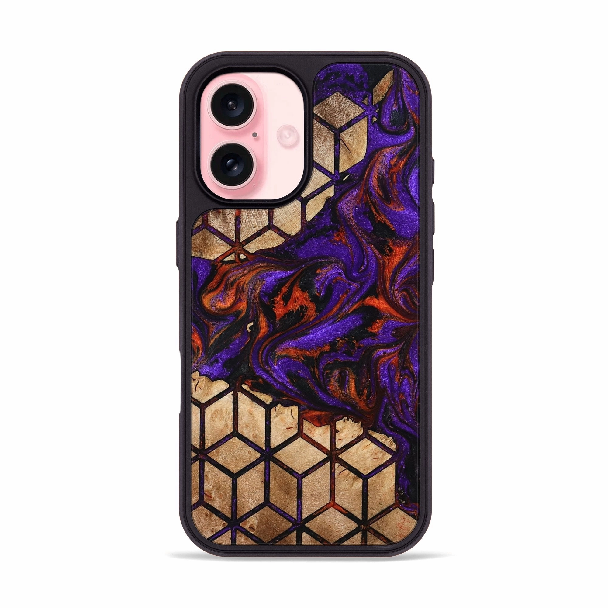 Anti Reflection Coating HD Screen Protector Iphone 16 Wood Phone Case - Tilda (Pattern, 774624)