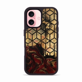 Iphone 16 Wood Phone Case - Traci (Pattern, 778210) Scratch Protection Tempered Screen Protector