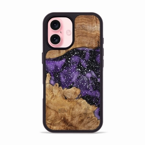 Iphone 16 Wood Phone Case - Truman (Cosmos, 774827) Scratch Resistant