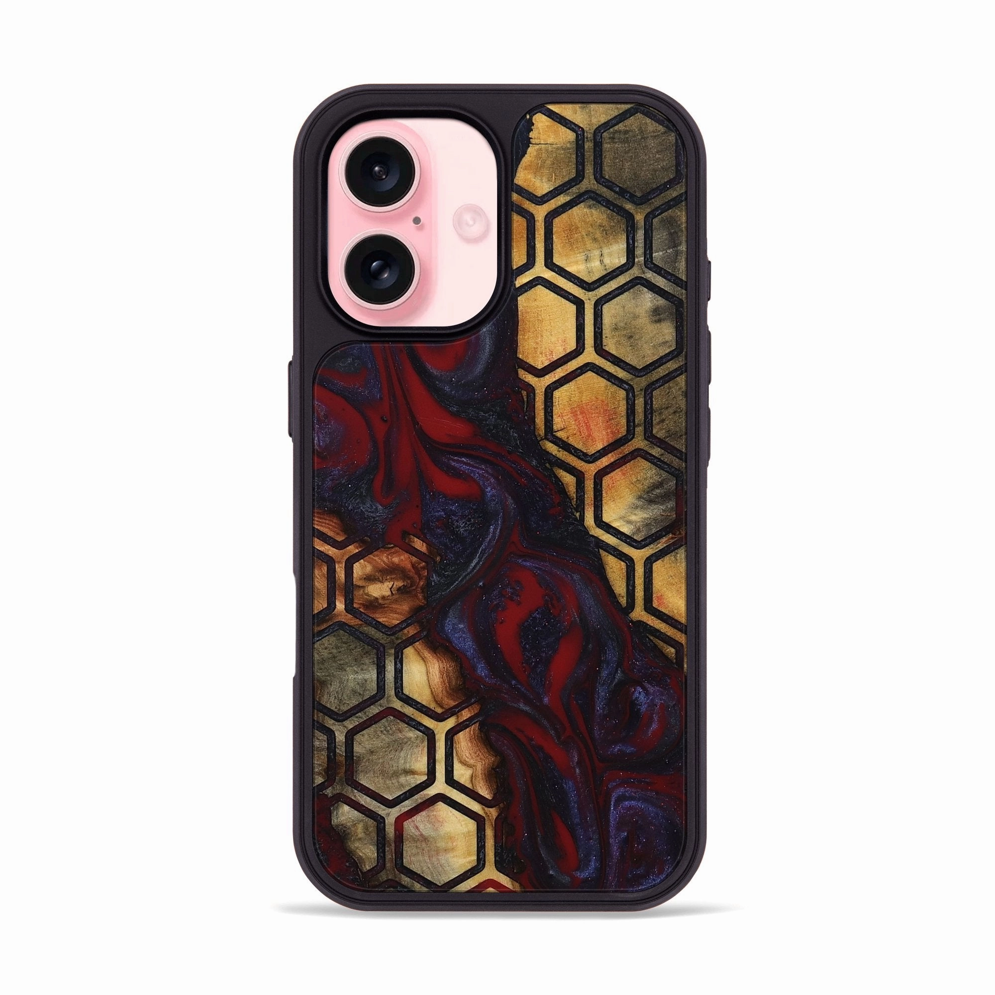 Ultra Thin Iphone 16 Wood Phone Case - Uriah (Pattern, 777231)