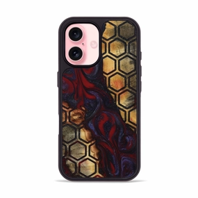 Ultra Thin Iphone 16 Wood Phone Case - Uriah (Pattern, 777231)