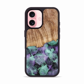 Iphone 16 Wood Phone Case - Verla (Cosmos, 779355) Fingerprint Free Anti Static