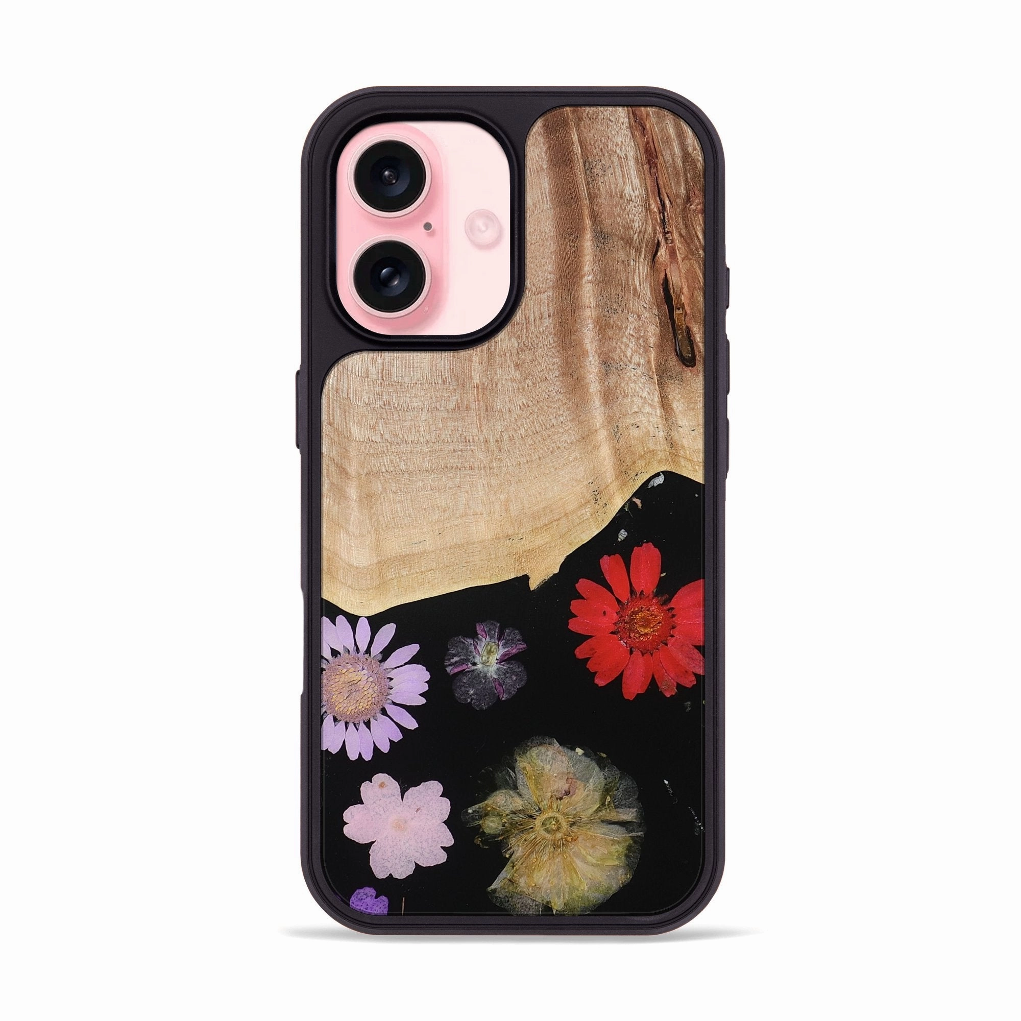 Iphone 16 Wood Phone Case - Yareli (Bloom, 778897) Anti Reflection Coating Scratch Protection