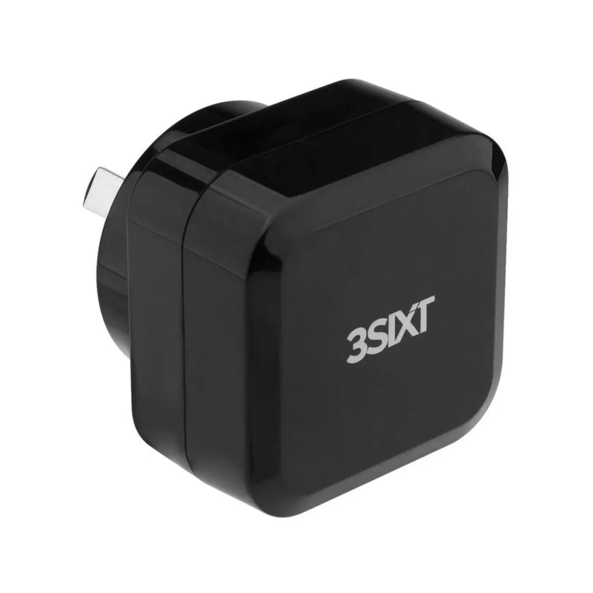 3Sixt Wall Charger Au 4.8A - Black Short Circuit Protection Heat Resistant