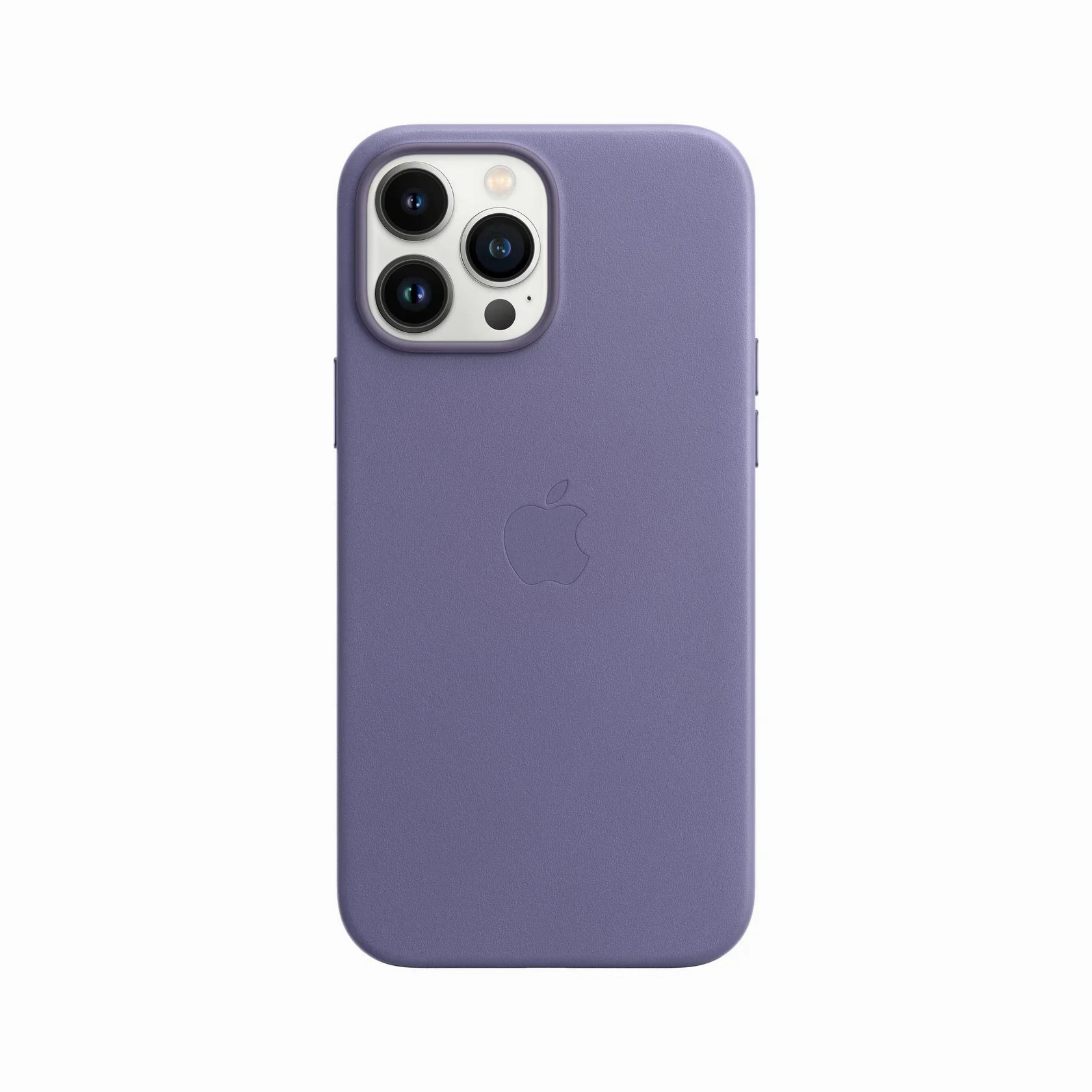 Case Friendly Glass Anti Scratch Coating Leather Case - Wisteria - Iphone 15 Series