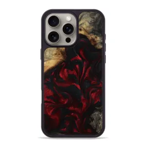 Iphone 16 Pro Max Wood Phone Case - Enid (Red, 781657) Shock Absorption