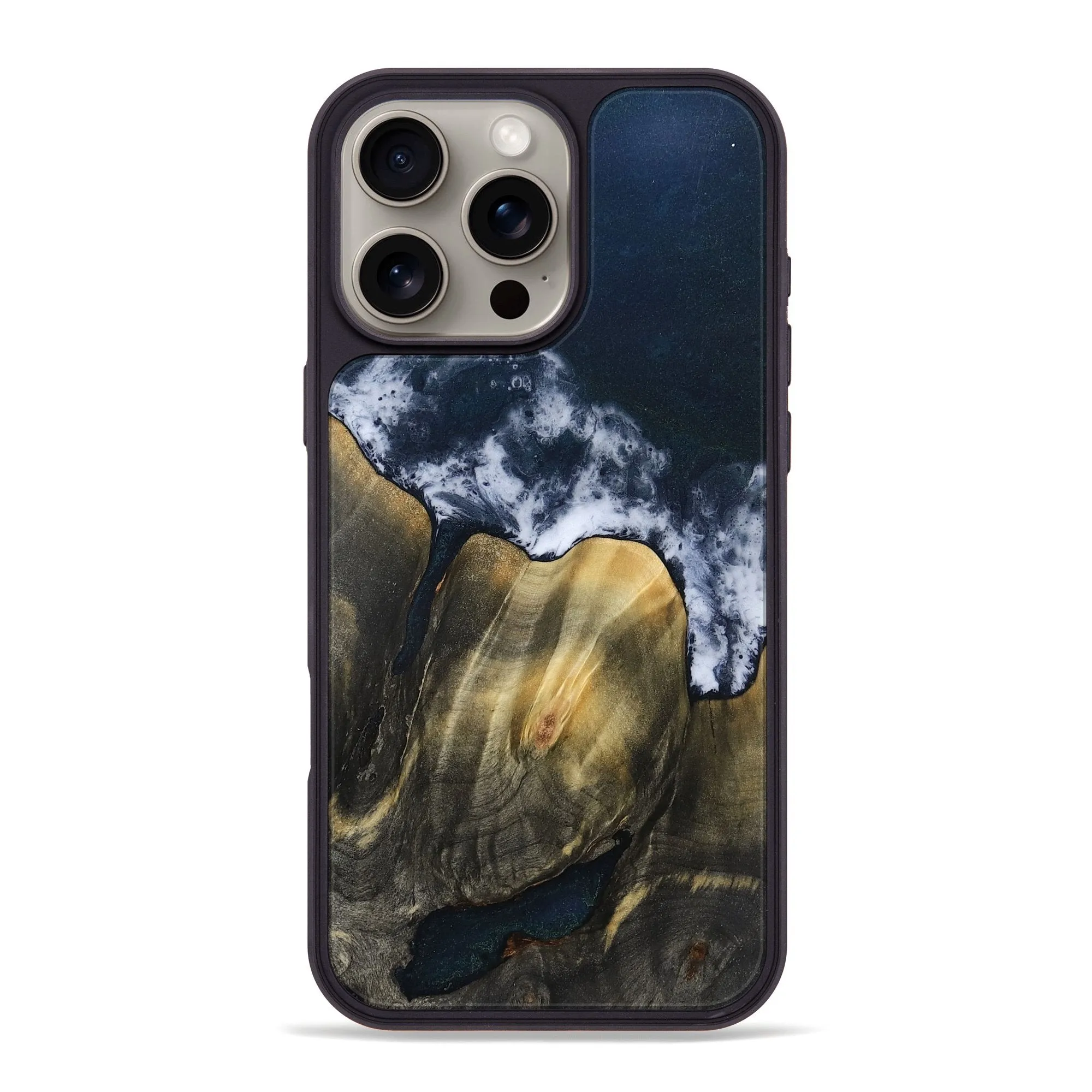 Anti Scratch Screen Anti Fingerprint Shield Iphone 16 Pro Max Wood Phone Case - Aliyah (Coastal, 781837)