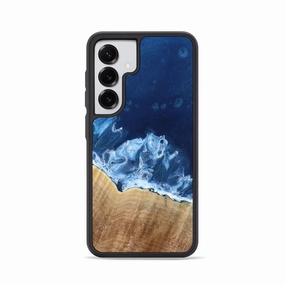 Galaxy S25 Wood Phone Case - Corrie (Coastal, 777464) Anti Shock Screen Raised Edges