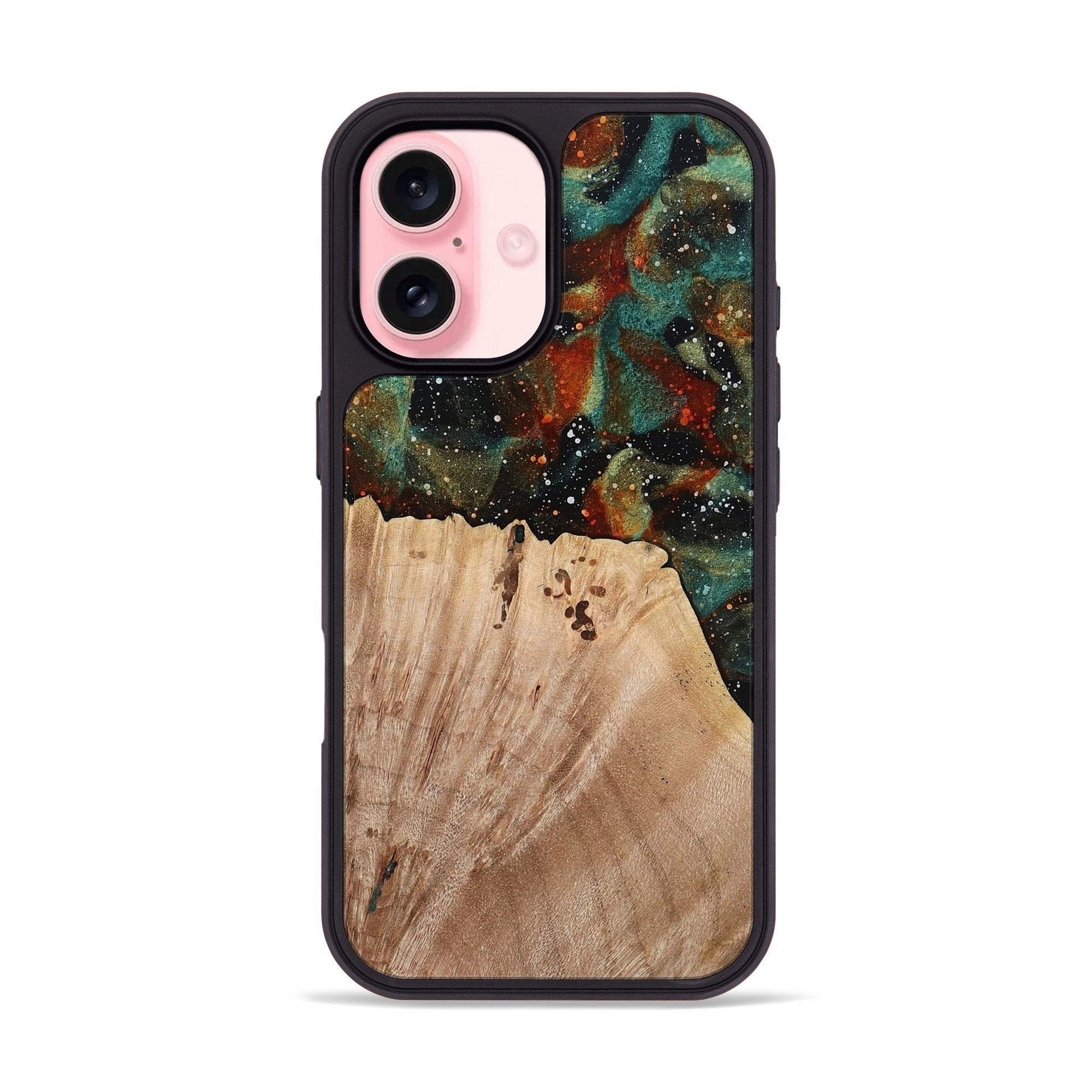 Iphone 16 Wood Phone Case - Eris (Cosmos, 779610) Anti Finger Smear Drop Resistant