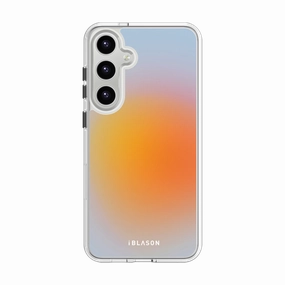 Galaxy S24 Plus Halo Magsafe Cute Phone Case - Sunset Anti Glare