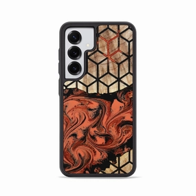 Anti Scratch Coating Galaxy S25 Wood Phone Case - Eliam (Pattern, 781688)