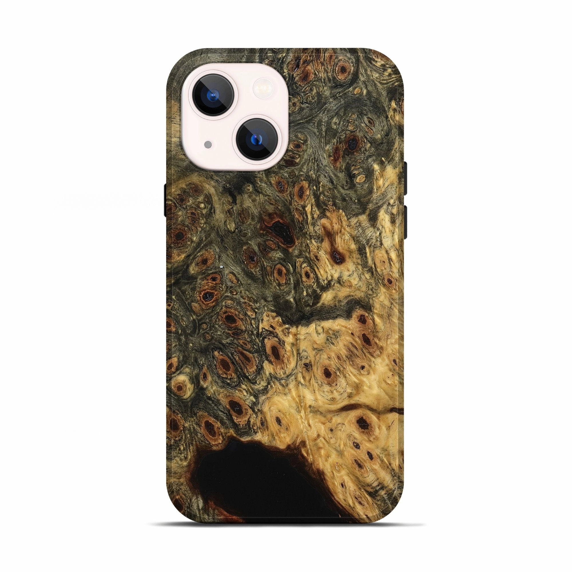Iphone 13 Wood Live Edge Phone Case - Leanne (Wood Burl, 777322) Anti Yellowing Screen Scratch Proof