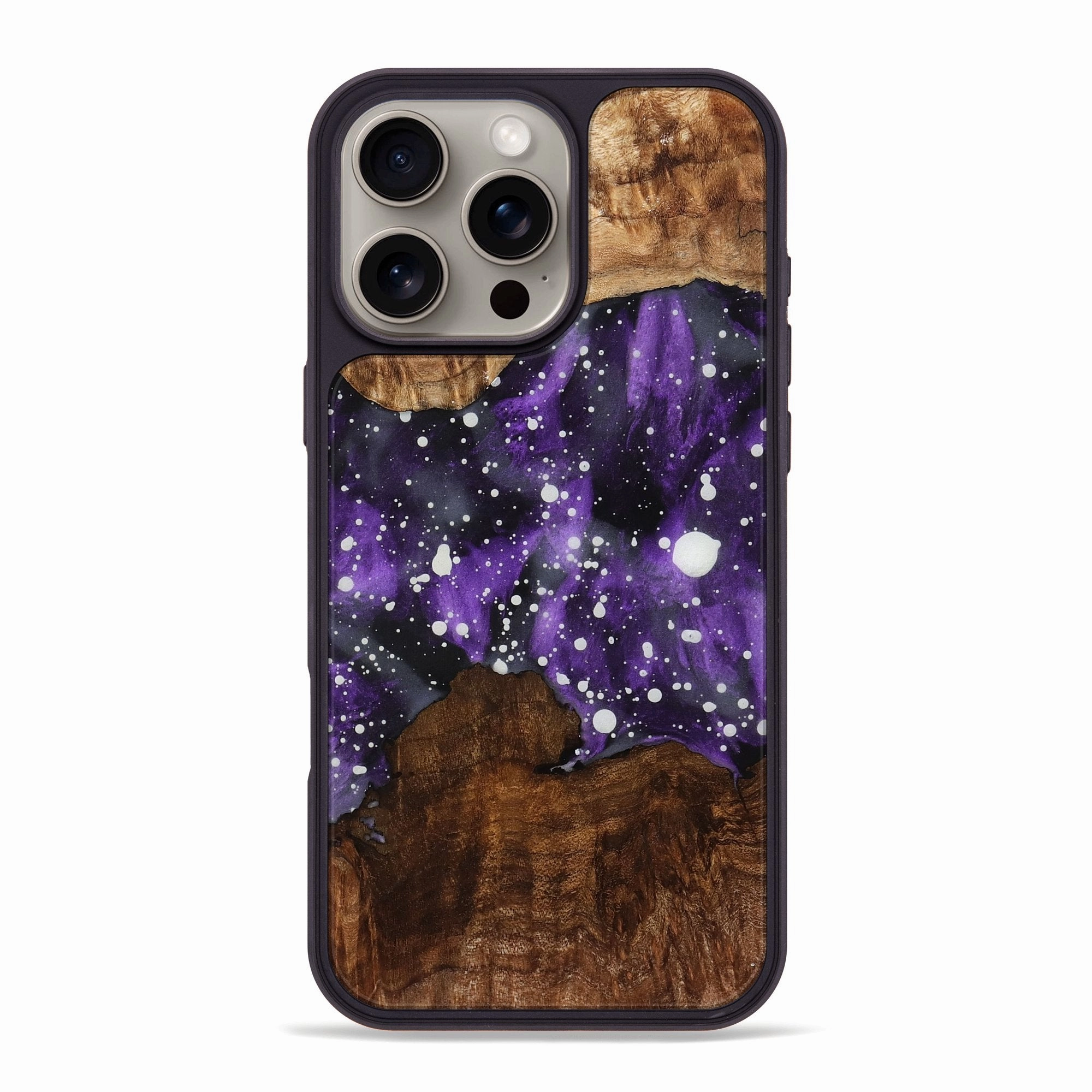 Iphone 16 Pro Max Wood Phone Case - Oma (Cosmos, 775076) Edge Protection