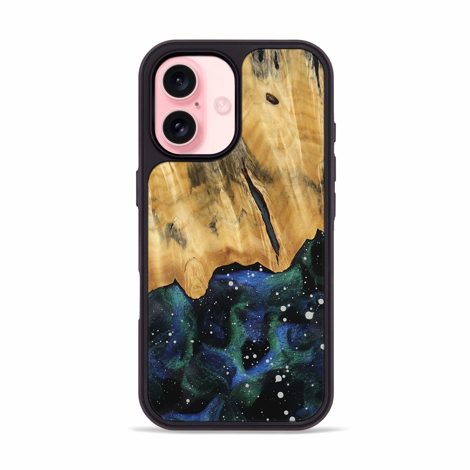 Iphone 16 Wood Phone Case - Ashlyn (Cosmos, 778462) Smooth Touch Film