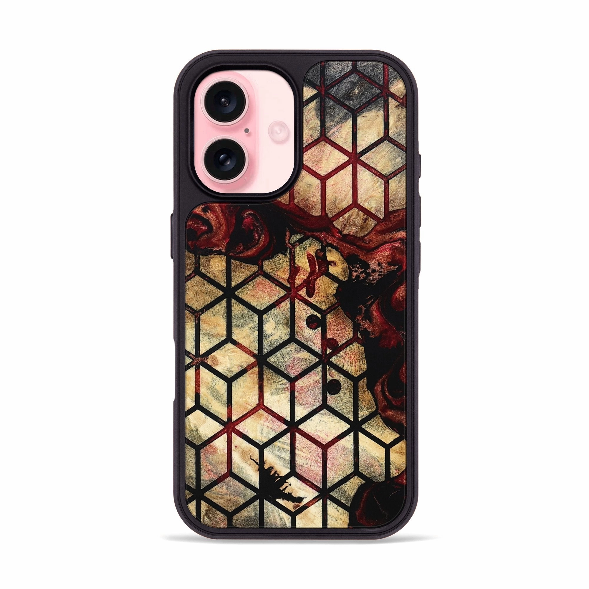 Ultra Slim Protector Protective Film Iphone 16 Wood Phone Case - Brianda (Pattern, 781720)